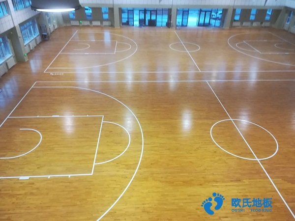 籃球館木地板的清潔和保養